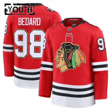 Lasten NHL Chicago Blackhawks Pelipaita 2025-26 Fanatics Centennial Premium Connor Bedard Punainen